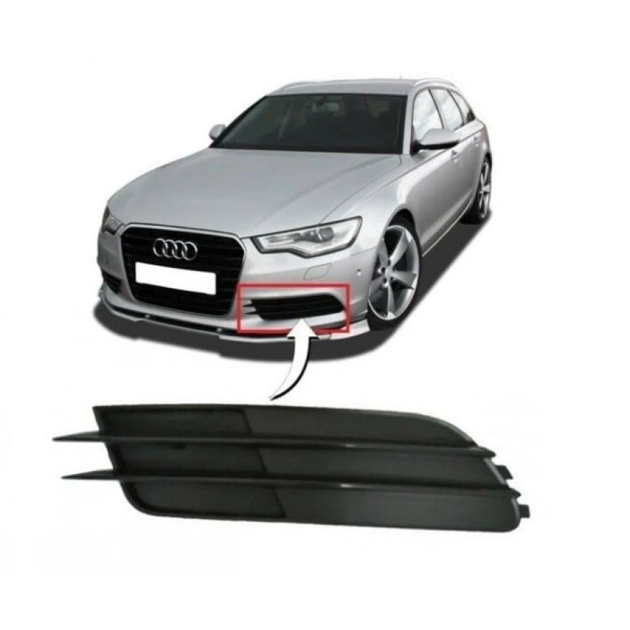 ÖN TAMPON IZGARA SİSSİZ SOL A6 2013-