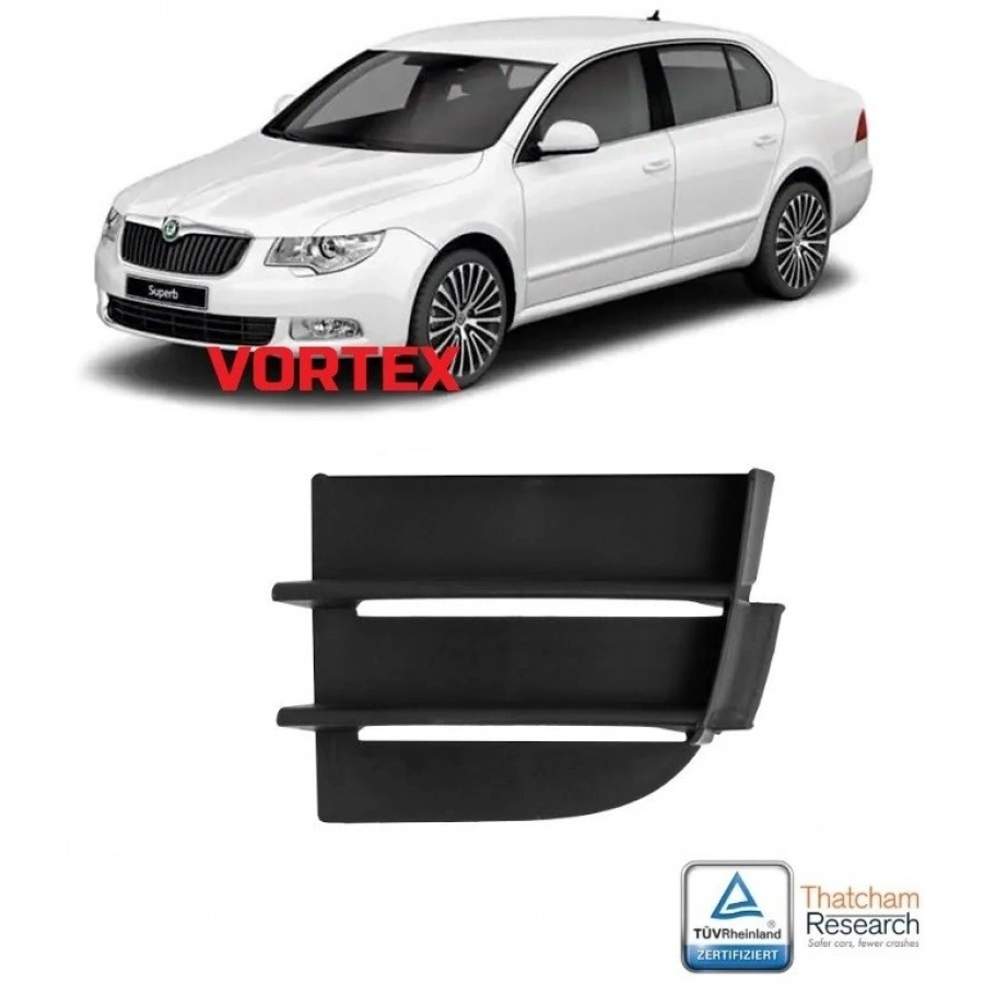 ÖN TAMPON IZGARA SOL SUPERB 2008-