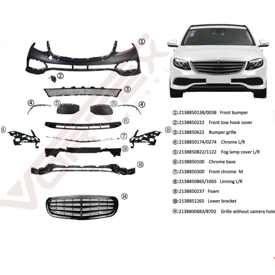 ÖN TAMPON KOMPLE SET EXCLUSIVE W213 2016-