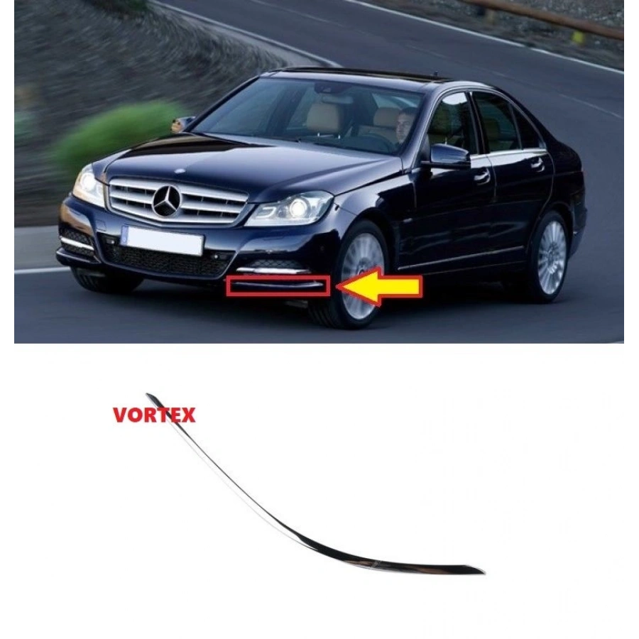 ÖN TAMPON NİKELAJI SOL W204 2011-