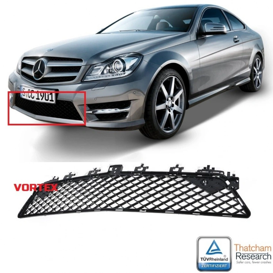 ÖN TAMPON ORTA IZGARA (AMG) W204 2011-