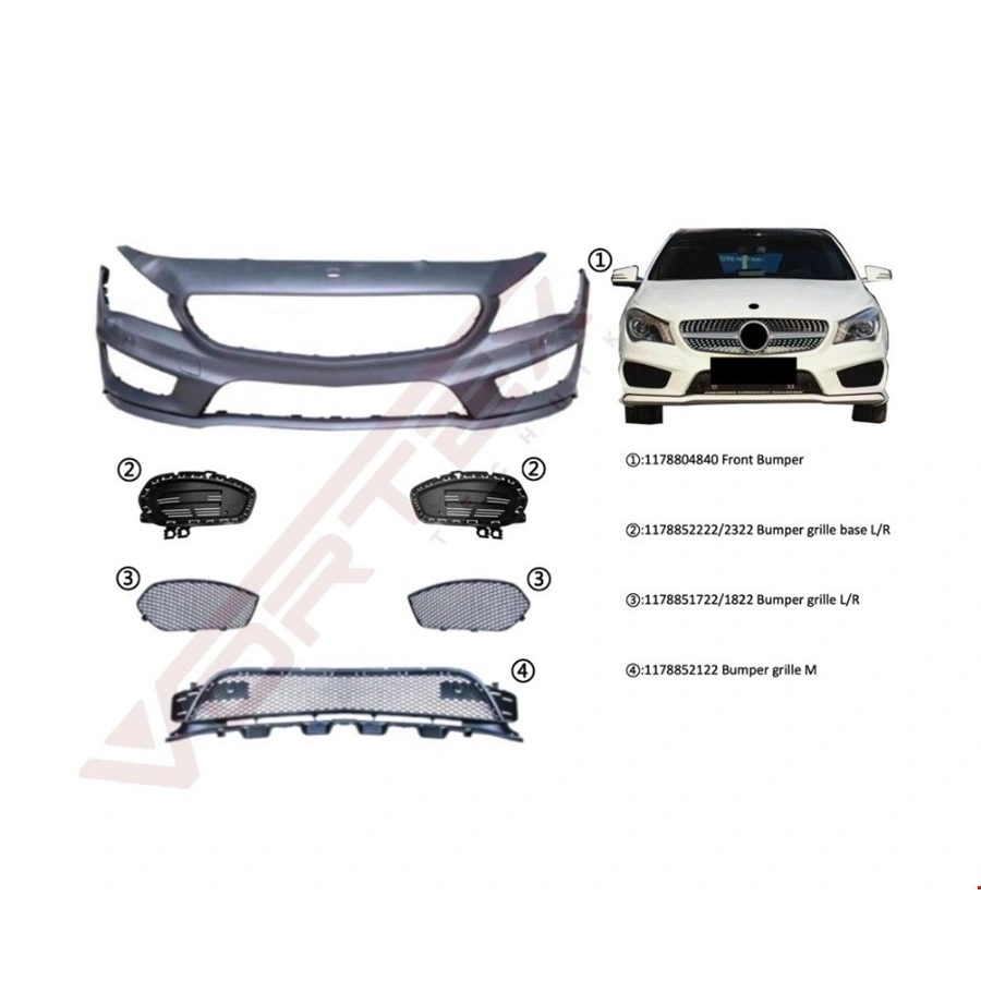 ÖN TAMPON SET (AMG) CLA W117 2013-
