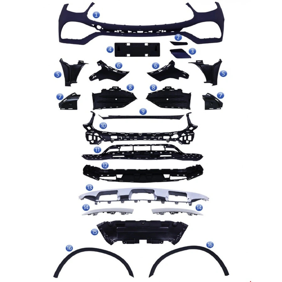 ÖN TAMPON SET AMG GLC W253 2020-