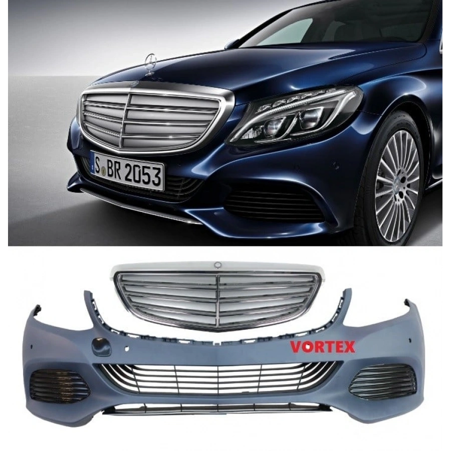 ÖN TAMPON SET ( PANJURSUZ ) EXCLUSIVE W205 2014-