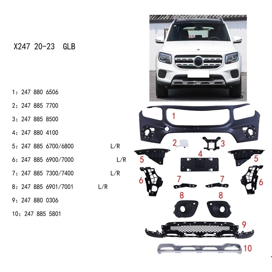 ÖN TAMPON SET ( PANJURSUZ ) GLB X247 2020-