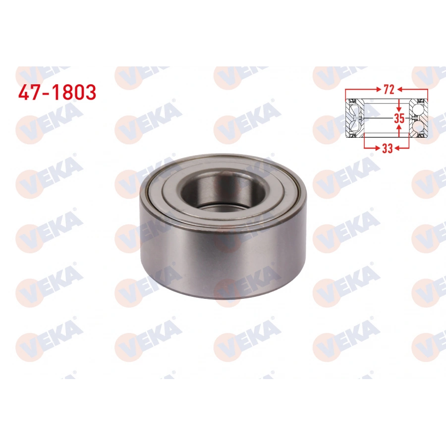 ON TEKERLEK RULMANI 35X72X33 SOL-SAG TEMPRA 1.4i-1.6i 1992-1999/TIPO 1.4i-1.6i 1990-2000/BRAVO 1.2 16v-1.6 16v 1995-2004/SAXO 1.5 D-1.6 1996-2004/XSARA 1.6 1997-2005/205 1.4 1983-1998/AX 1.4 1986-1998