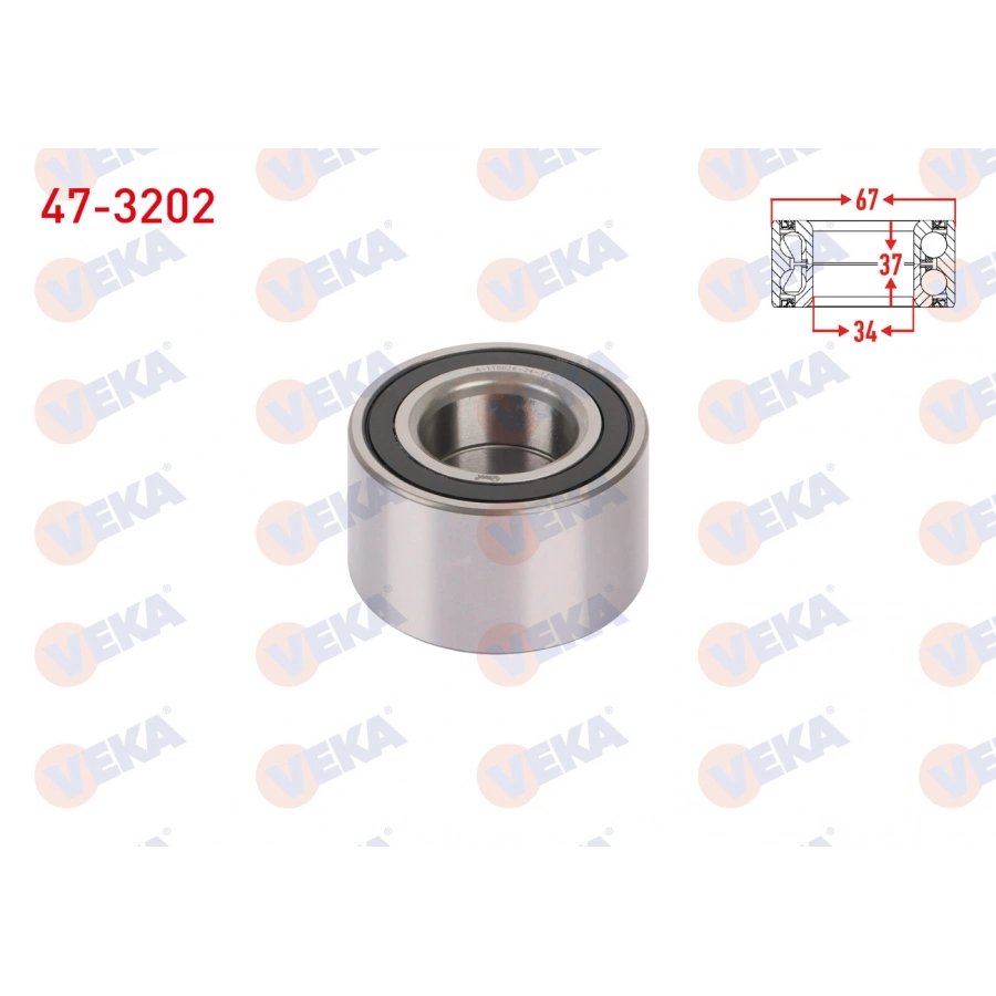 ON TEKERLEK RULMANI SOL-SAG 34X67X37 CORSA C 1.0-1.2-1.4-1.3 CDTI-1.7 CDTI 2000-2006/COMBO C 1.3 CDTI-1.4i 16v-1.6 16v 2001-2006/MERIVA A 1.3 CDTI-1.6i 16v 2003-2010/TIGRA B 1.3 CDTI 1.4 16v 2004-