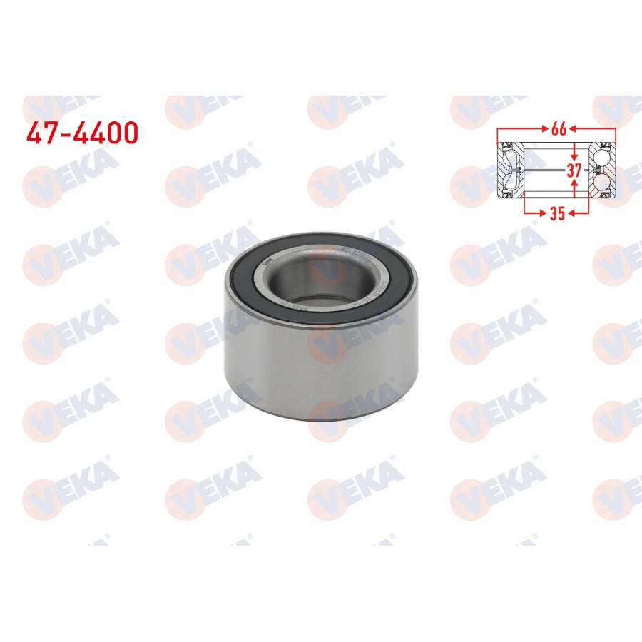 ON TEKERLEK RULMANI SOL-SAG 35X66X37 POLO 1.4 - 1.6i 1994-1999/ POLO 1.4 - 1.6i 16v 1999-2001 / GOLF II 1.6 - 1.8 GTI 1983-1992 / JETTA II 1.6 1982-1992 / LUPO 1.4 1998-2005