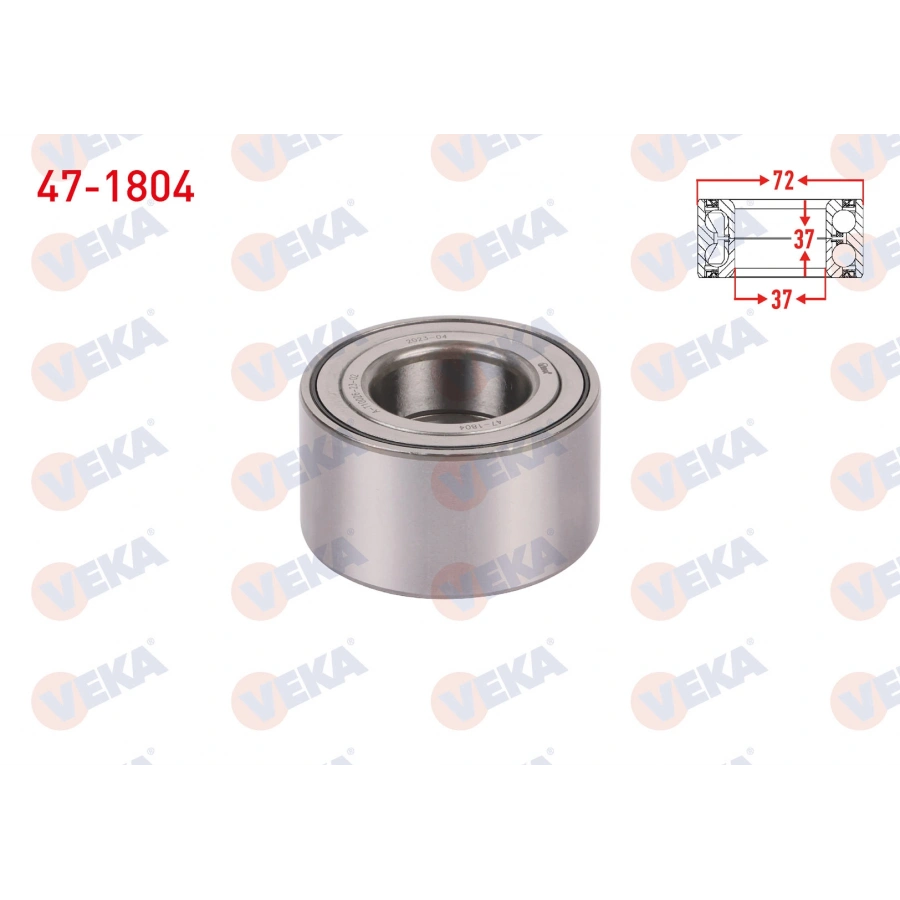 ON TEKERLEK RULMANI SOL-SAG 37X72X37 ALBEA 1.3 MJT 2003-2007/LINEA 1.3 MJT 2007-/FIORINO 1.3 MJT 2007-/DOBLO 1.2i-1.4i-1.9D 2001-2010/CLIO SYMBOL 1.2-1.4-1.6-1.5 DCI 1998-2005/KANGOO 1.9 DTI 1998-2008