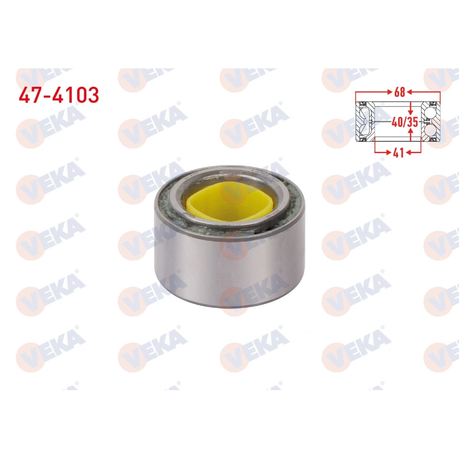 ON TEKERLEK RULMANI SOL-SAG 41X68X40/35 SUZUKI VITARA 1.6i 16v 1988-1999 / GRAND VITARA I 2.0i - 2.5 V6 1998-2003