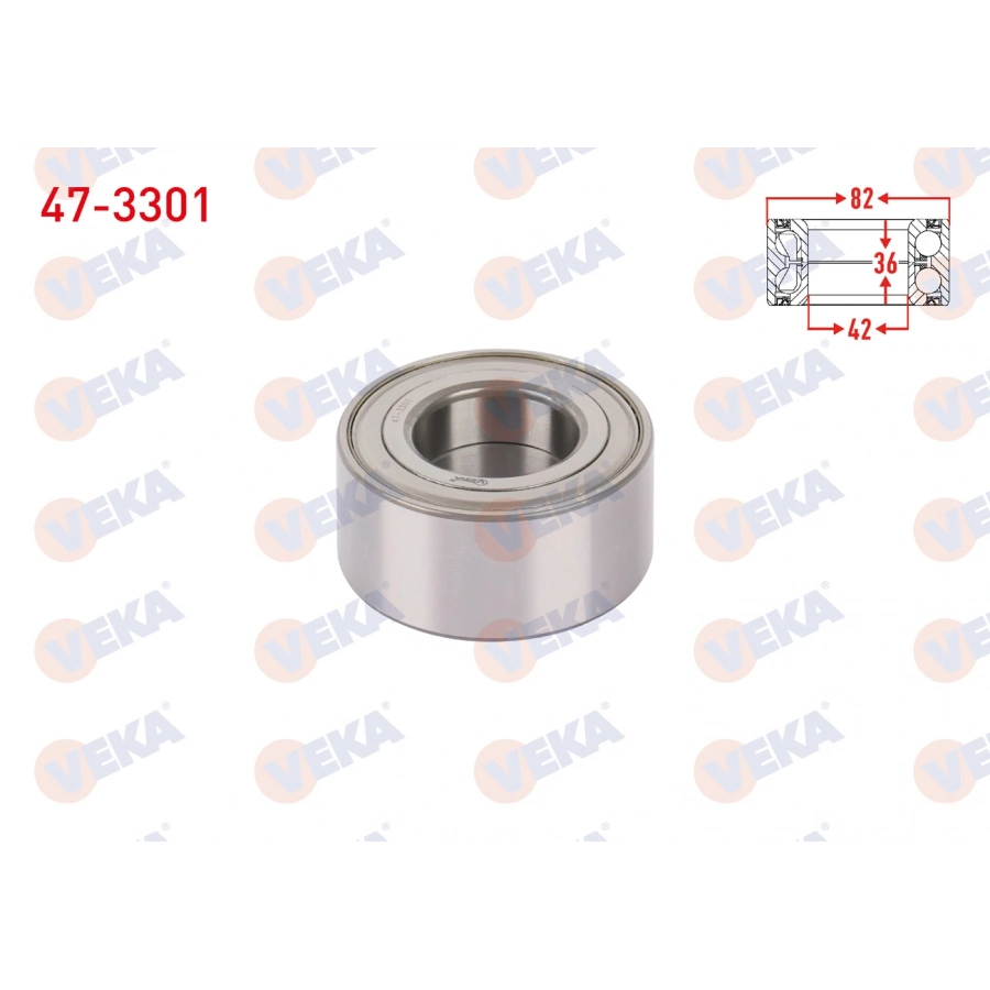 ON TEKERLEK RULMANI SOL-SAG 42X82X36 PARTNER 1.6 HDI-1.9 D-2.0 HDI 1996-2008/206 1.6i-1.6 HDI 1998-2006/306 1.4i-.16i 1993-2002/405 I 1.6i 1987-1996/406 1.6 1995-2004/BERLINGO 1.6 HDI 2008-