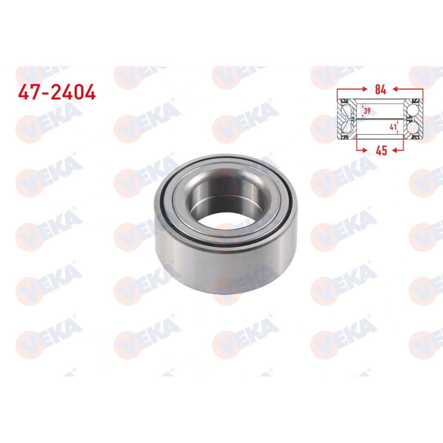 ON TEKERLEK RULMANI SOL-SAG 45X84X39/41 SPORTAGE 1.6 GDI-2.0 CRDI 2010-/ SPORTAGE 2.0 CRDI 2004-2010/ HYUNDAI IX35 1.6 GDI -2.0 CRDI 2010-/ SANTA FE 2.0 CRDI 2001-2006/ I40 1.6 GDI - 1.7 CRDI 2011-