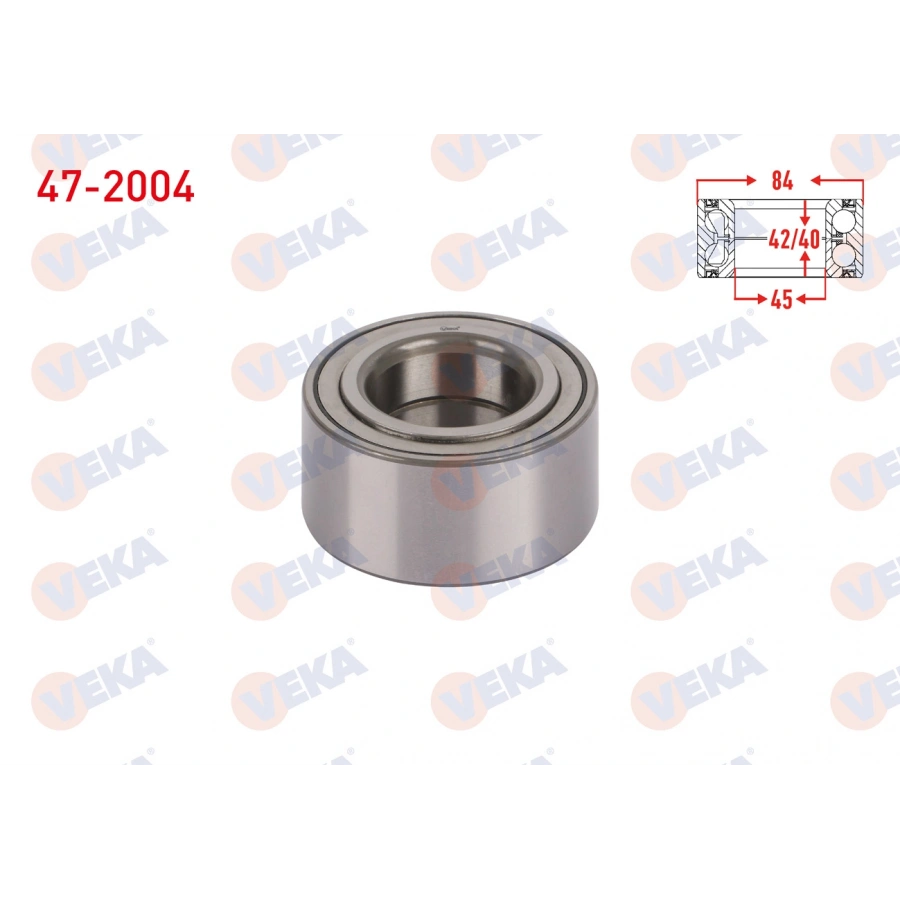 ON TEKERLEK RULMANI SOL-SAG 45x84x42/40 HONDA ACCORD VI 1.6i -1.8i -2.0i 1997-2003 / CR-V I 2.0i 16v 1995-2002 / CR-V II 2.0i 2002-2006