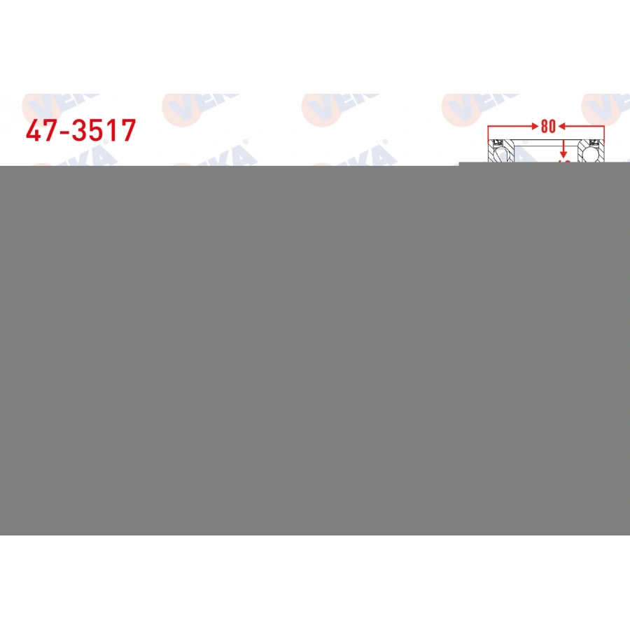 ON TEKERLEK RULMANI SOL-SAG 49X84X48 MASTER II 98-10/ MOVANO A 01-10/ TRANSIT T15 94-00/ DUCATO 02-06/ DAILY III 99-06/ LT35 96-06/ SPRINTER 96-06