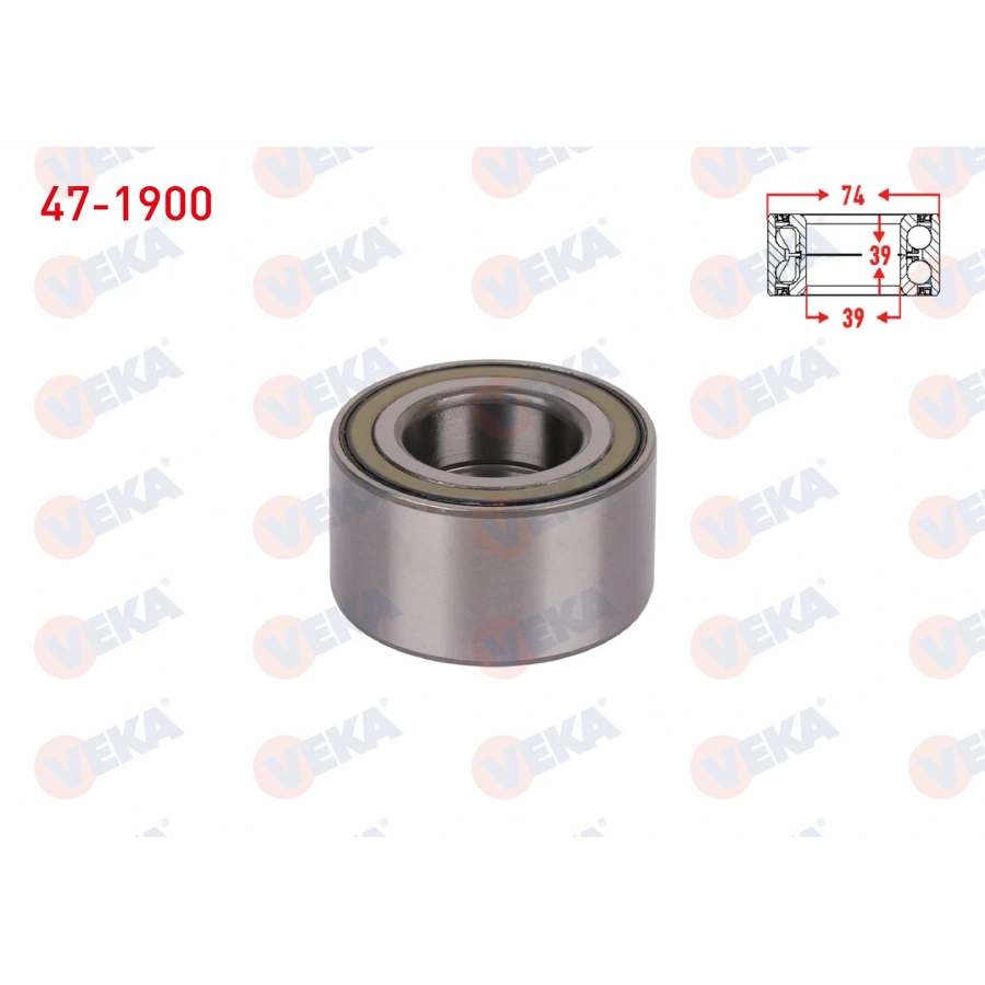 ON TEKERLEK RULMANI SOL-SAG ABS OKUYUCULU 39X74X39 FORD TRANSIT CONNECT 1.8 TDCI 2003-2013 / MG ZS 2021-