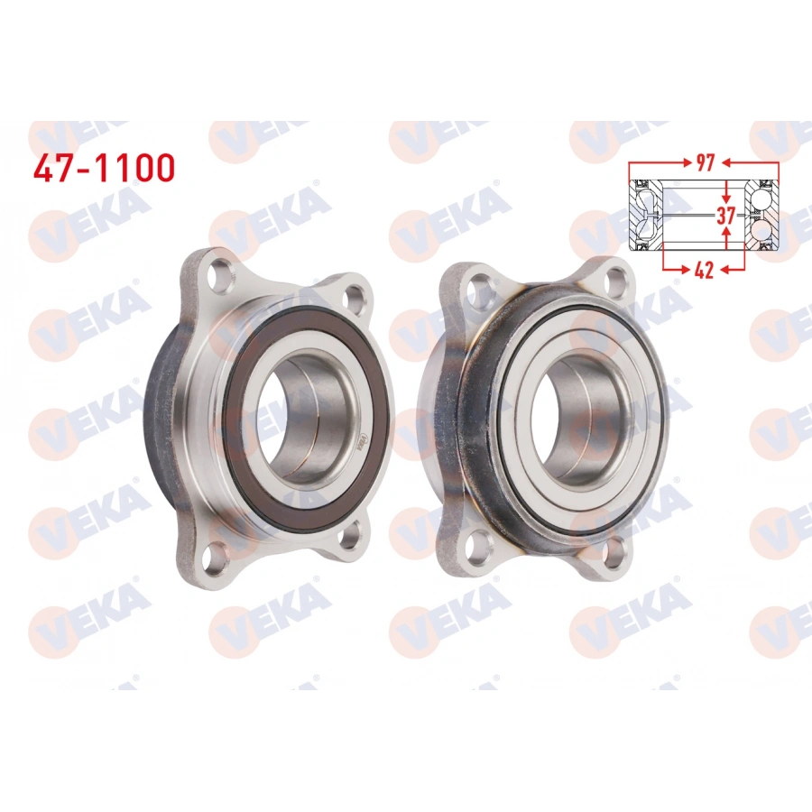 ON TEKERLEK RULMANI SOL-SAG ABS OKUYUCULU 4 BJN 42X94X37 ALFA ROMEO GIULIETTA 1.6 JTD 2010-