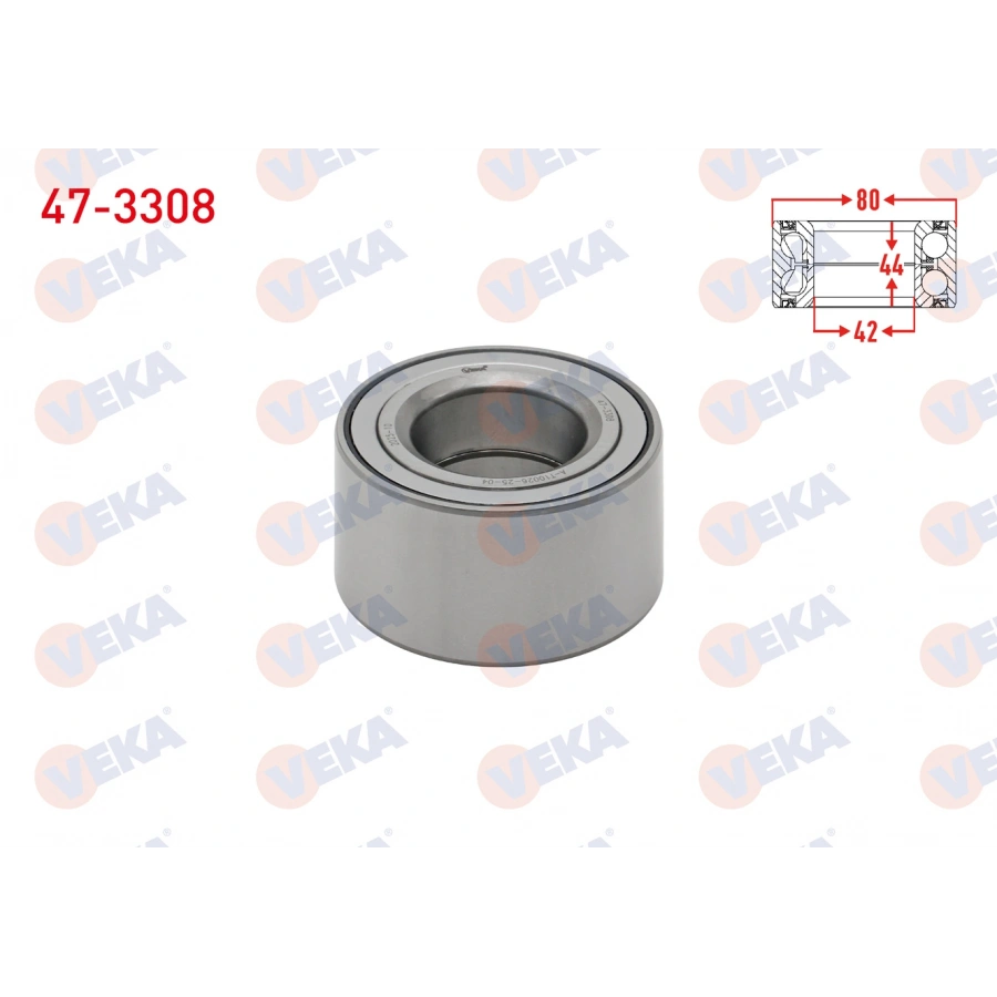 ON TEKERLEK RULMANI SOL-SAG ABS OKUYUCULU 42X80X44 PEUGEOT 3008 2016- / 308 II 2014-/ 5008 II 2014-/ CITROEN C4 PICASSO II 2013-/ OPEL GRANDLAND 2017- / COMBO 2018- / TOYOTA PROACE CITY 2019-