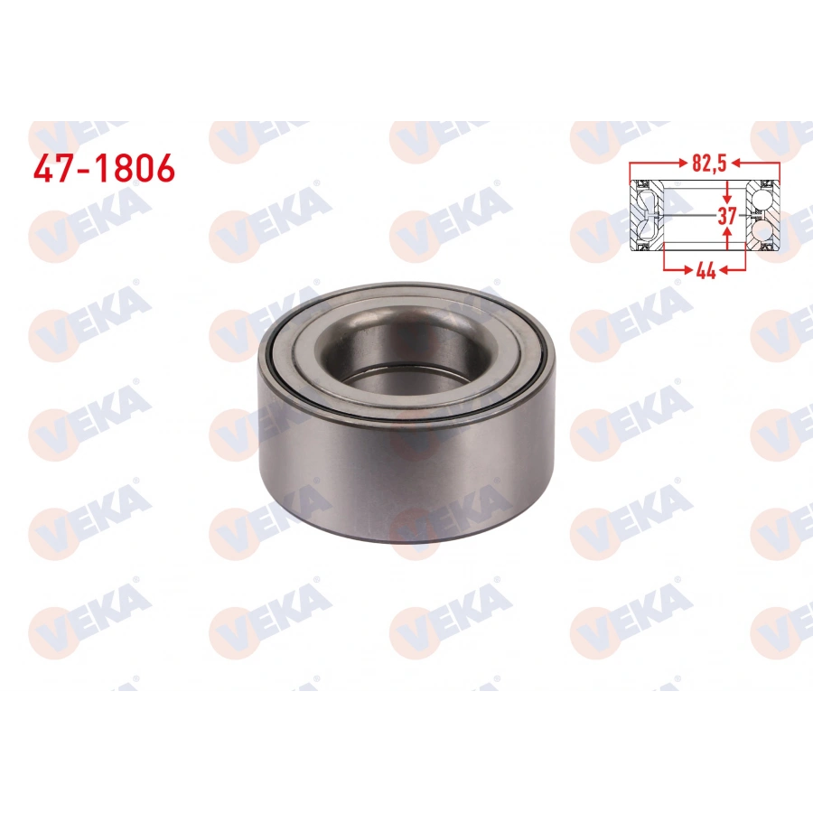 ON TEKERLEK RULMANI SOL-SAG ABS OKUYUCULU 44X82.50X37 SCUDO 1.9 D-1.9 TD-2.0 JTD 1996-2006/ EXPERT 1.9 D -2.0 HDI 1996-2006/ JUMPY I 1.9 D -2.0 HDI 1994-2007/ FREELANDER 1.8 16v - 2.0 TD4 1998-2007