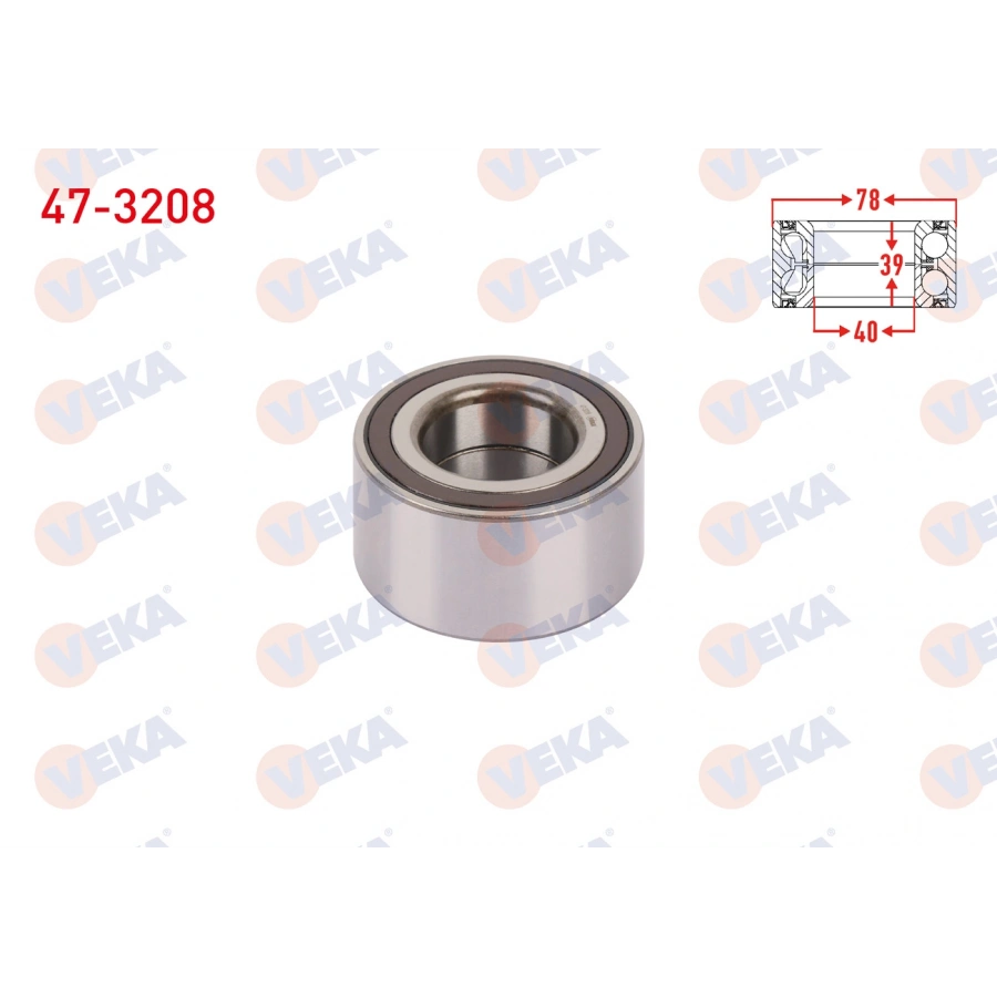 ON TEKERLEK RULMANI SOL-SAG ABSLI 40X78X39 OPEL CORSA F 1.2 - 1.5 D 2019-/ PEUGEOT 2008 II - 208 II 1.5 BlueHDI - 1.2 PURETECH 2018-/ DS AUTOMOBILES DS3 CROSSBACK 1.2 PURETECH - 1.5 BLUEHDI 2019-