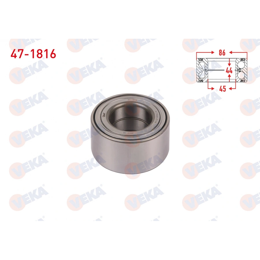 ON TEKERLEK RULMANI SOL-SAG ABSLI 45X86X44 FIAT SCUDO 2007- / CITROEN JUMPY 2007- / SPACETOURER 2016-/ PEUGEOT EXPERT 2007- / TRAVELLER 2016-/ OPEL VIVARO C 2019-