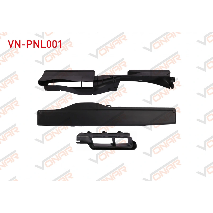 PANEL HAVALANDIRMA ON SET (3 PARCA) BENZINLI VOLKSWAGEN GOLF VII / A3 2013-2017