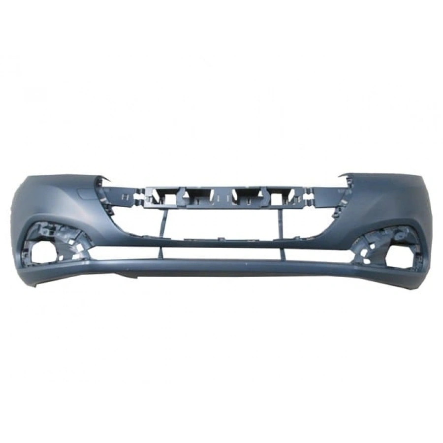 PEUGEOT 208- 16/20; ÖN TAMPON SİYAH SİS DELİKLİ/SENSÖR DELİKSİZ/ÇEKİ KAPAKLI (TW)