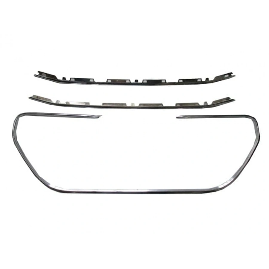 PEUGEOT 301- 13/16; ÖN PANJUR DIŞ NİKELAJ ÇITASI (3 PARÇA) SET (TW)