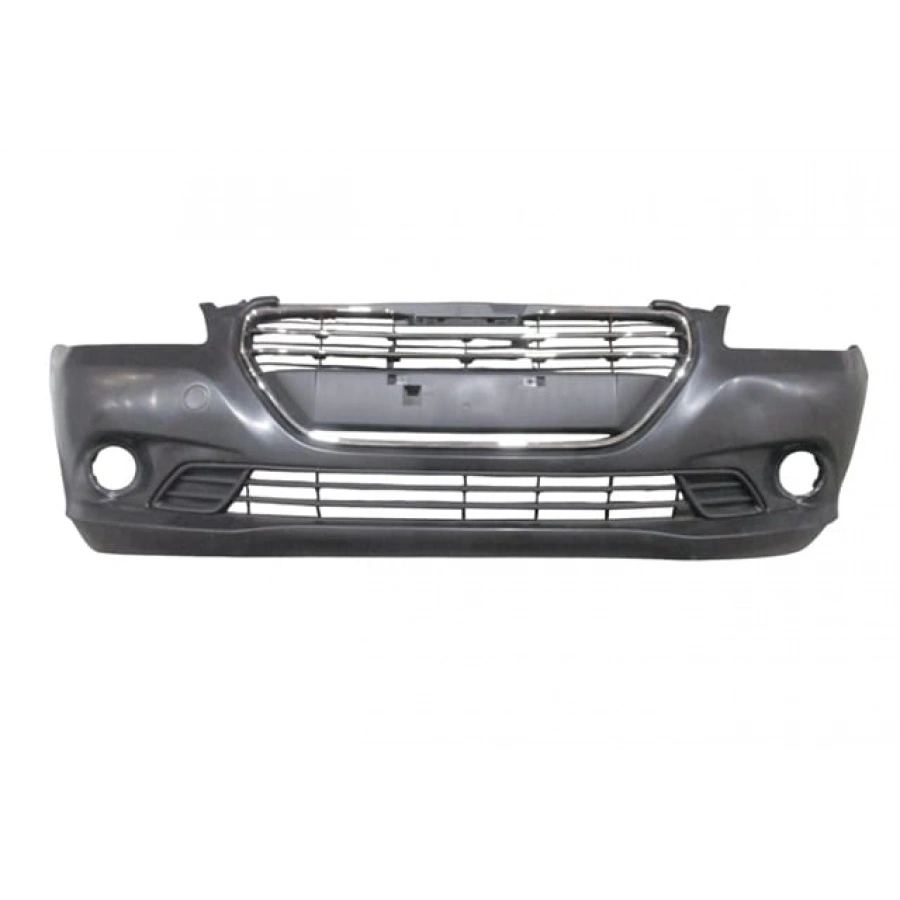 PEUGEOT 301- 13/16; ÖN TAMPON SİYAH (PANJURLU/SİS BRAKETLİ/NİKELAJ ÇITALI/ÇEKİ KAPAKLI)(TW)