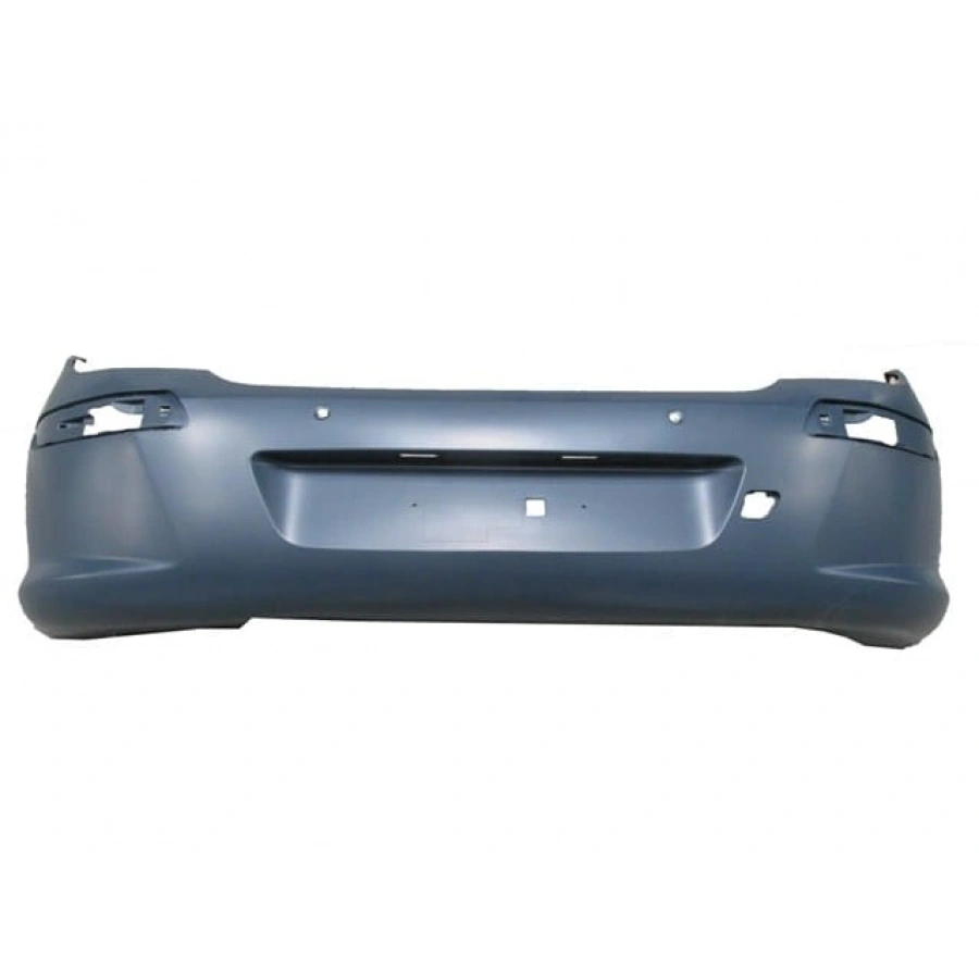 PEUGEOT 308- 08/11; ARKA TAMPON KOYU GRİ (SENSÖR DELİKLİ) (TW)