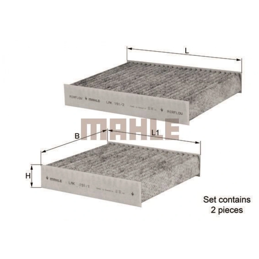 POLEN FİLTRESİ BMW 5 E60 E61 0210 BMW 6 E63 E64 0410