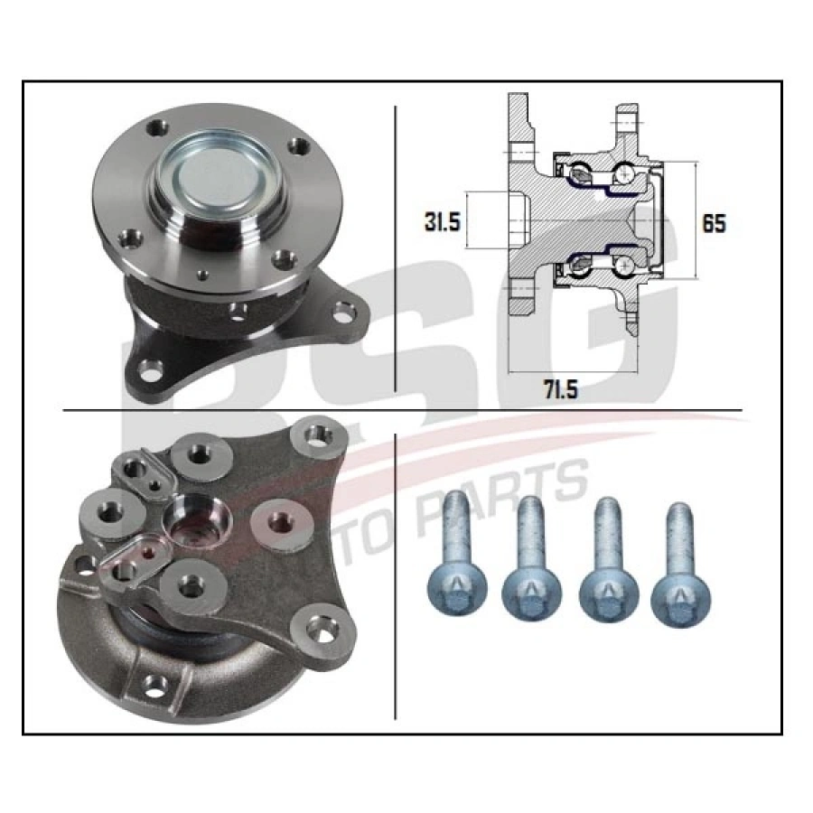 PORYA ARKA RULMANLI 208 II / 2008 II / C4X/CORSA F BM 19-