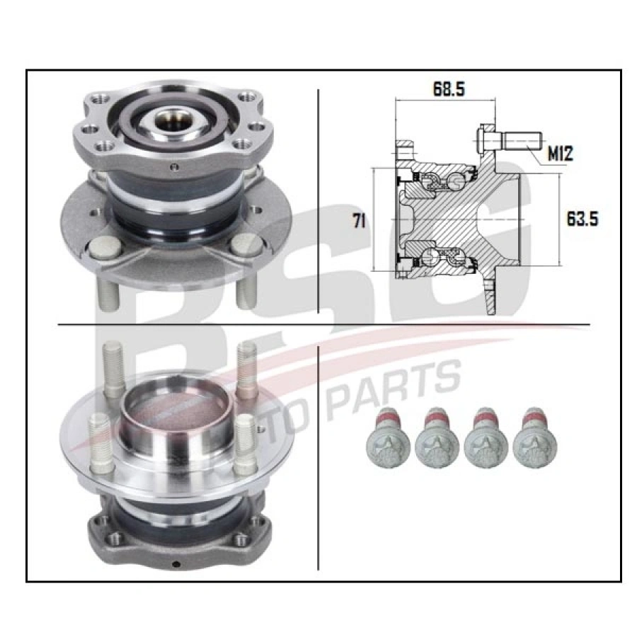 PORYA ARKA RULMANLI COURIER/B-MAX BM 11-