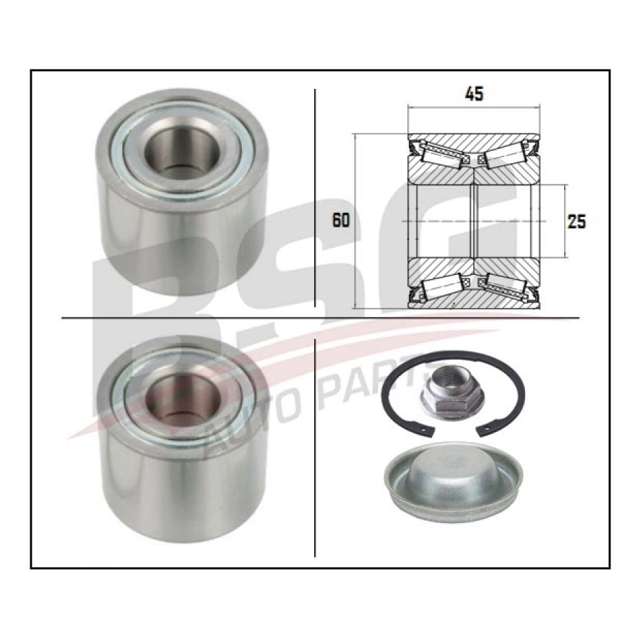 PORYA RULMANI ARKA 307/C4 B.M 02-
