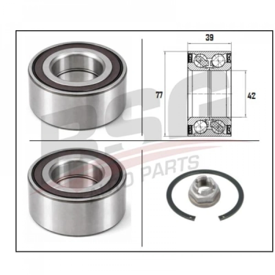 PORYA RULMANI ÖN LODGY/DOKKER/CAPTUR BM 10-