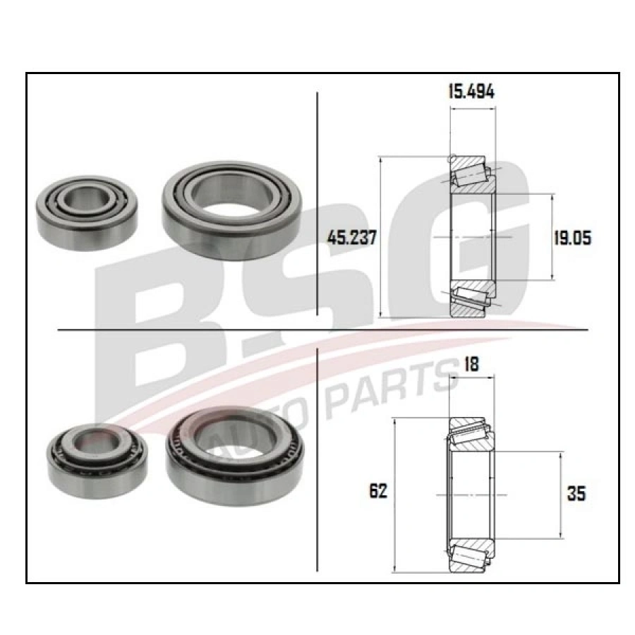 PORYA RULMANI ÖN TRANSIT TURBO 2.5 TD 97-