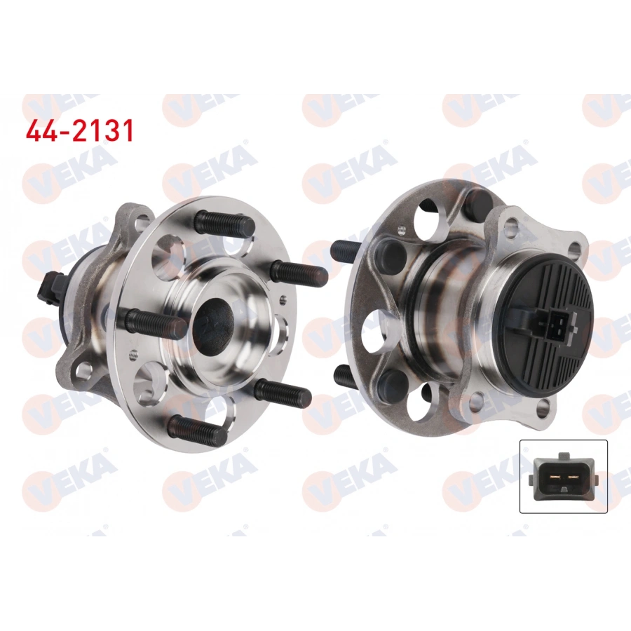 PORYA SOL-SAG ARKA RULMANLI 5 BIJON ABS SENSORLU HYUNDAI ELANTRA 1.6 D-CVVT - 1.6 CRDI 2016-/ IONIQ (AE) 1.6 GDI HYBRID 2016-/ KONA (OS) 1.6 CRDI - 1.6 T-GDI 2018-/ KIA NIRO 1.6 GDI 2017-