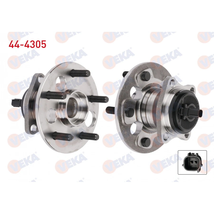 PORYA SOL-SAG ARKA RULMANLI TOYOTA COROLLA (E15_) 1.33 5 BIJON ABS SENSORLU 2007-2012