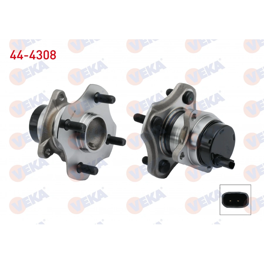 PORYA SOL-SAG ARKA RULMANLI TOYOTA YARIS (_CP10) 1.0i 4 BIJON ABS SENSORLU 1999-2005