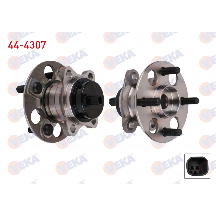 PORYA SOL-SAG ARKA RULMANLI TOYOTA YARIS (P9) 1.0 VVT-I 4 BIJON ABS SENSORLU 2006-2010