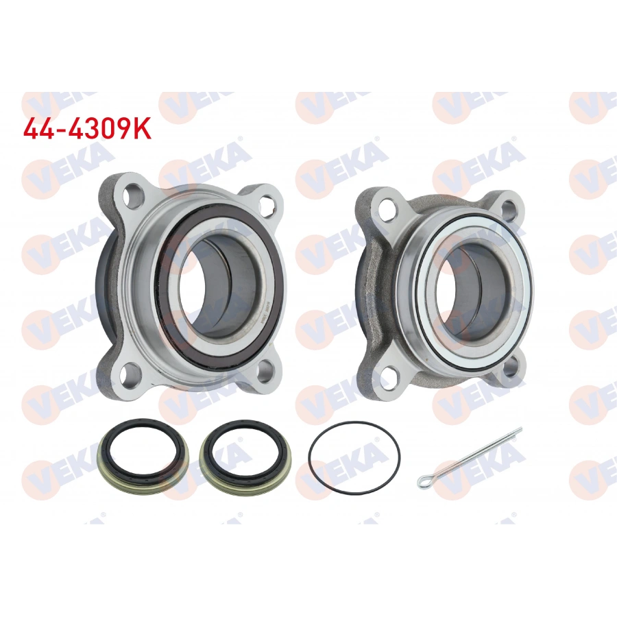 PORYA SOL-SAG ON RULMANLI TOYOTA HI-LUX VIGO (TGN1_, GGN2_, GGN1_, KUN2_, KUN1_) 2.5 D 4X4 4 BIJON KIT MANYETIK ABS HALKALI 2005-2011