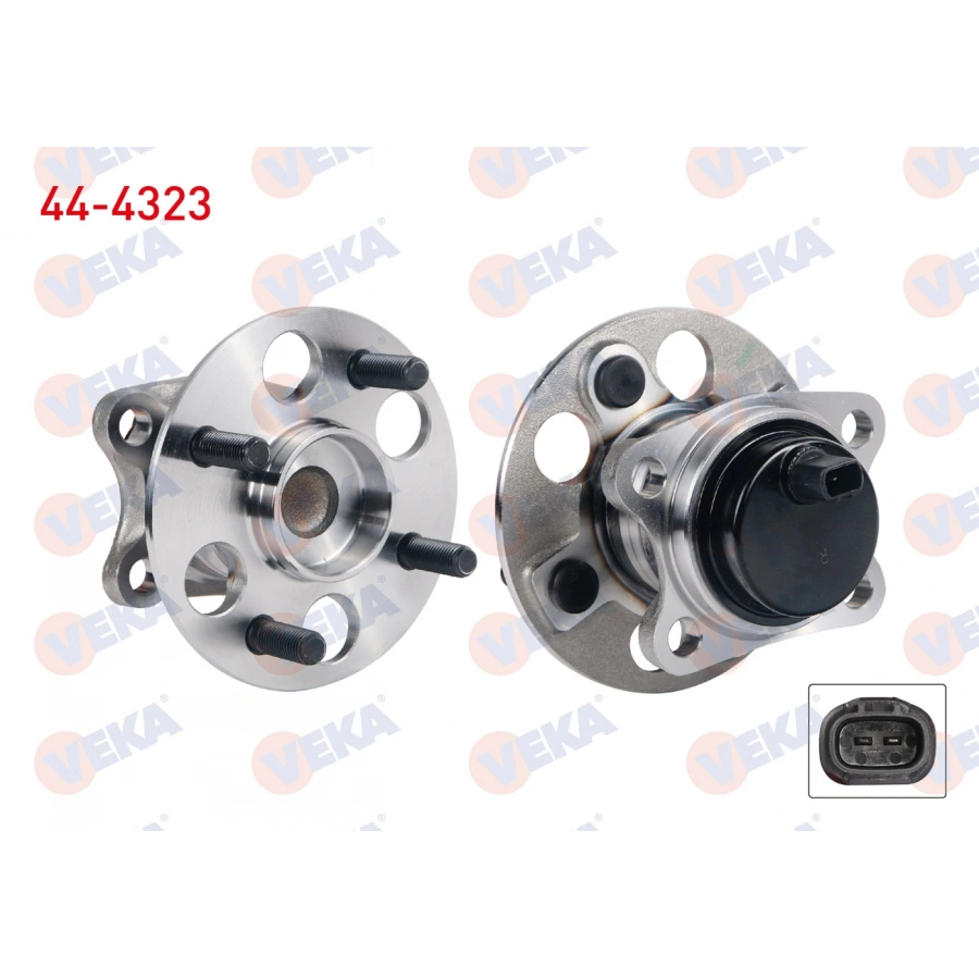 PORYA SOL-SAG RULMANLI ARKA ABS SENSORLU 4 BJN TOYOTA YARIS (P13) 1.5 HYBRID 2011-