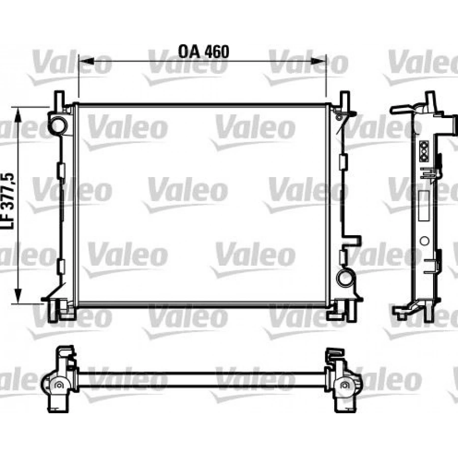 RADYATÖR FOCUS 1.4 16V 1.8 16V 98 AC MEK 610×377.5x34 732735-232732