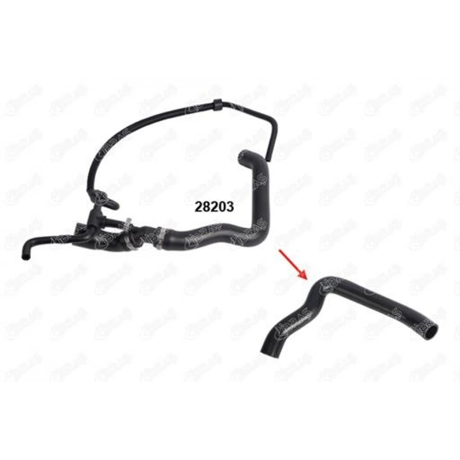 RADYATÖR SU HORTUMU LT-SPRINTER BM 96-06