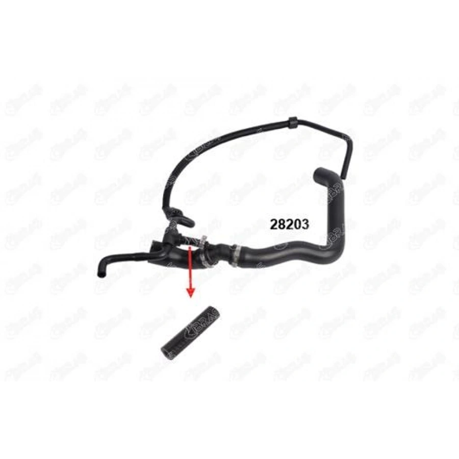 RADYATÖR SU HORTUMU LT-SPRINTER BM 96-06