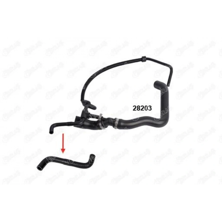 RADYATÖR SU HORTUMU LT-SPRINTER BM 96-06