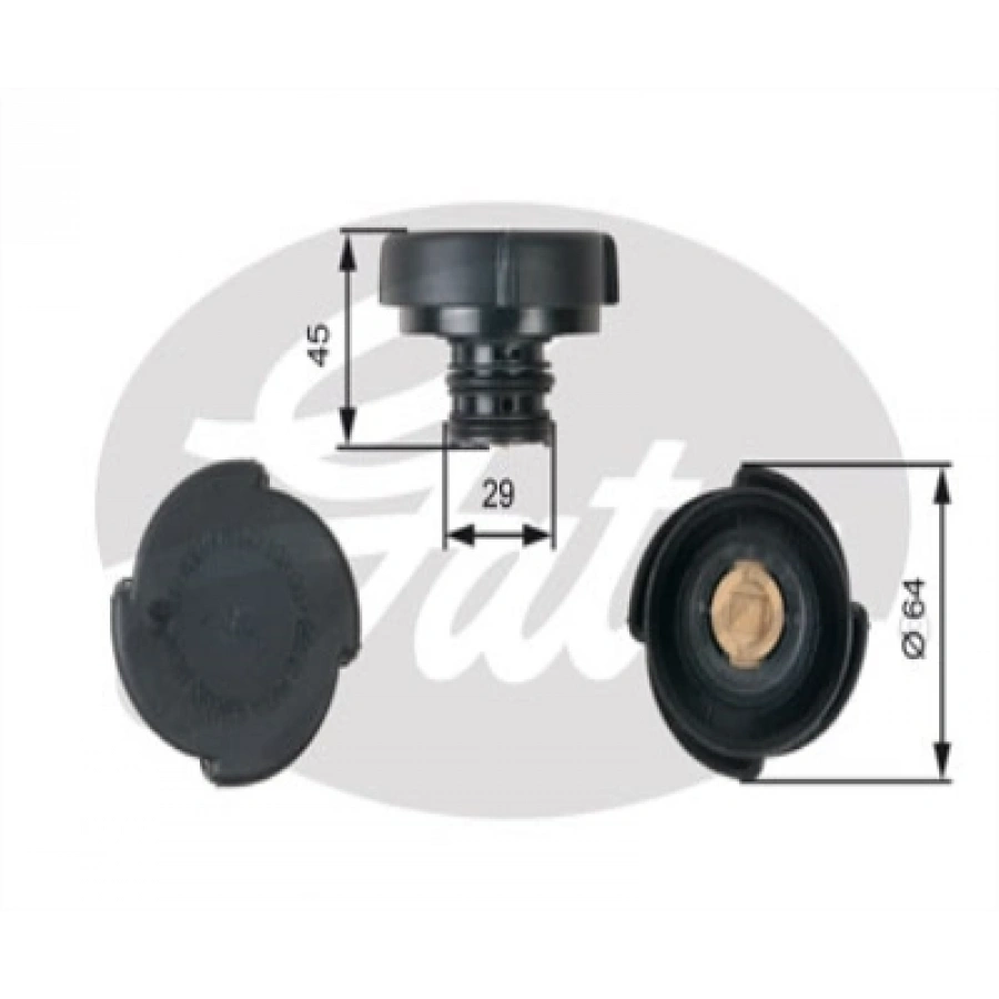 RADYATÖR YEDEK SU DEPO KAPAGI 2 64 LÜK E30-E32-E34-E36-E38-E39-E46-F06-F07-F10-F11-F12-F13-E65-E66-F01-F02-X3 E83 -X3 E83 LCI-X5 E53-Z4 E85-Z4 E86 LAND ROVER RANGE ROVER III BM 86-17