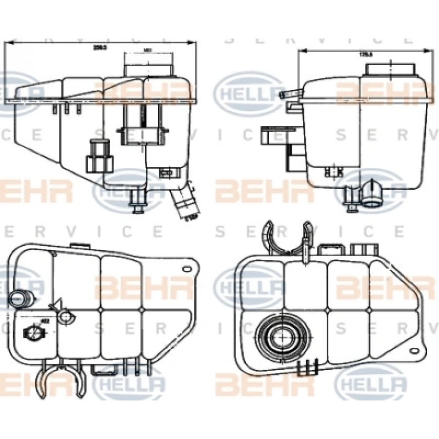 RADYATÖR YEDEK SU DEPOSU 203-209 BM 00-07