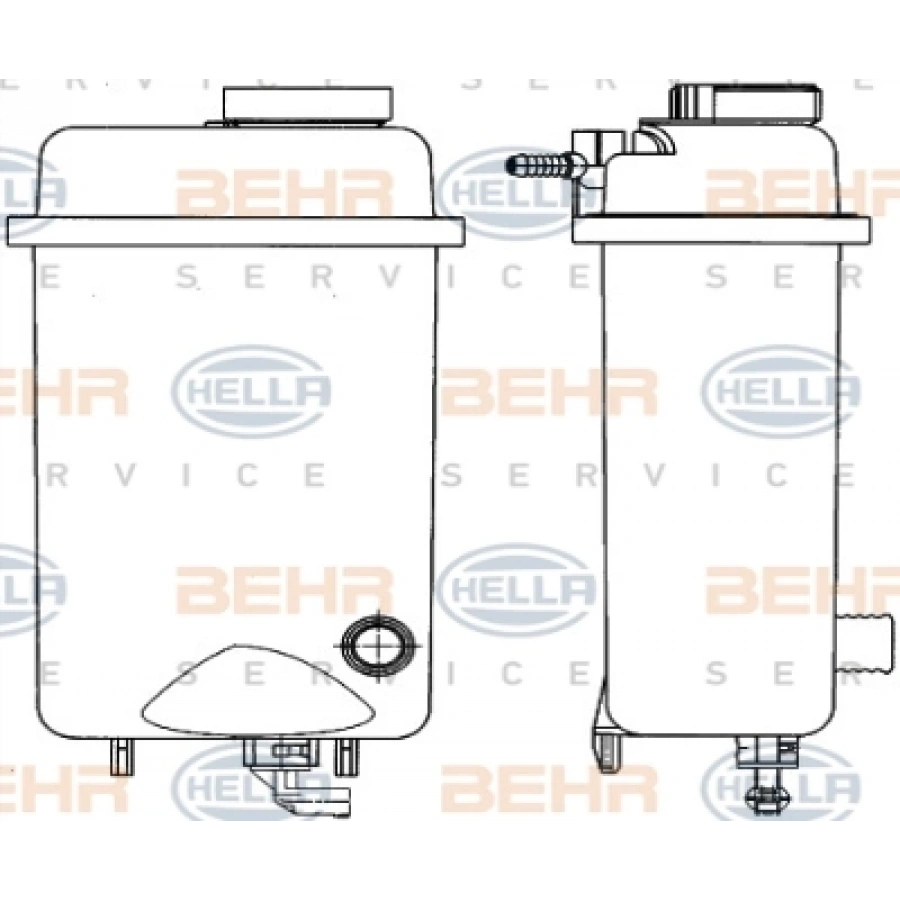 RADYATÖR YEDEK SU DEPOSU E38-E39 M60-M62-M73 99-03