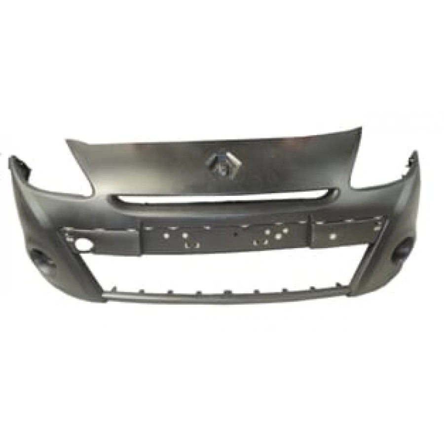 RENAULT CLIO- 3- HB- 09/12; ÖN TAMPON SİYAH (SİS/PANJUR DELİKLİ (İÇ BAĞLANTI BRAKETSİZ) TYG)