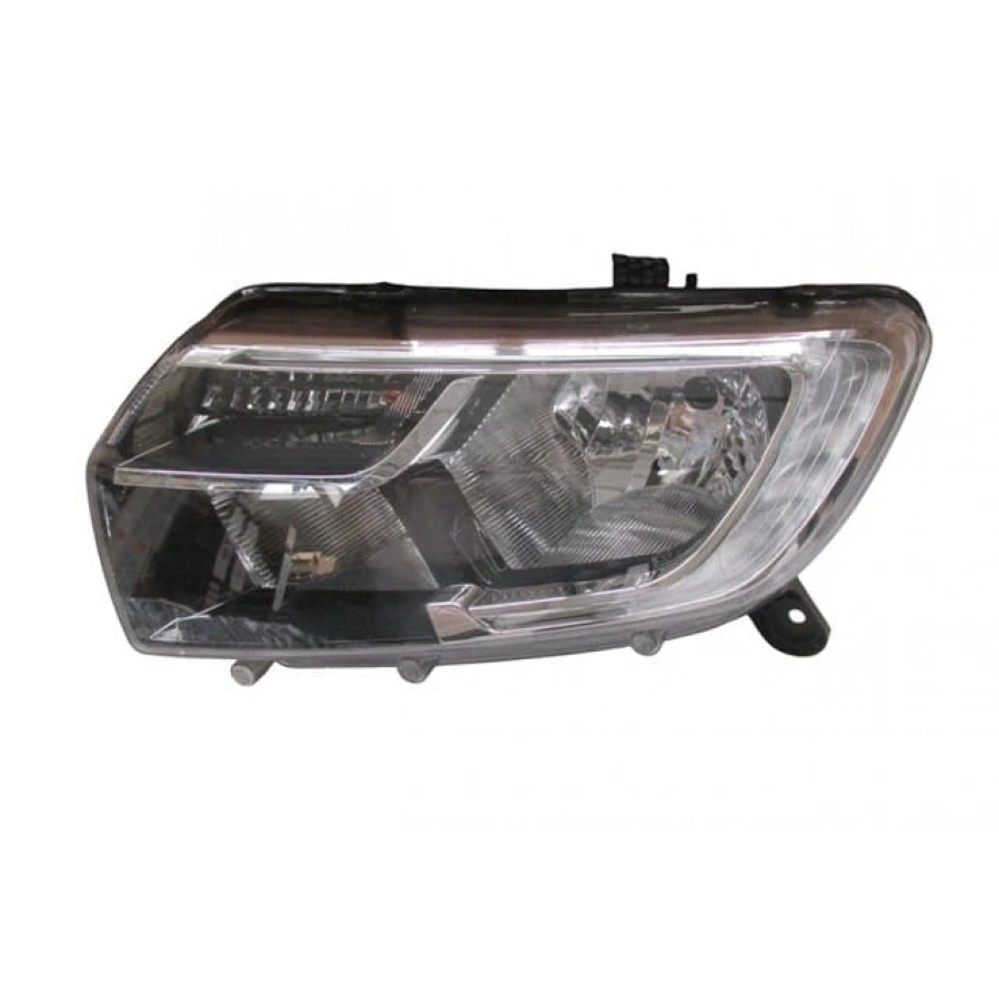 RENAULT SYMBOL- 17/21; FAR LAMBASI SOL MANUEL SİYAH LEDLİ (E MARKLI)